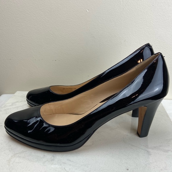 Cole Haan Classic Black Patent Leather Heels Size 10B - Picture 7 of 12